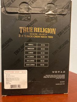 True Religion Men’s T-shirts 4 Pack