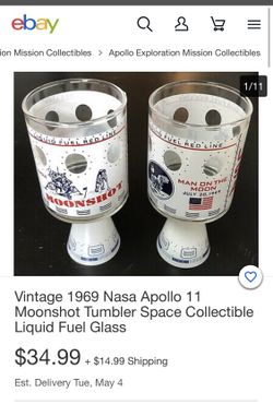Man On The Moon Collectable Cups