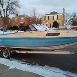  1975 caravelle Boat Inboard SBC Trailer Project 