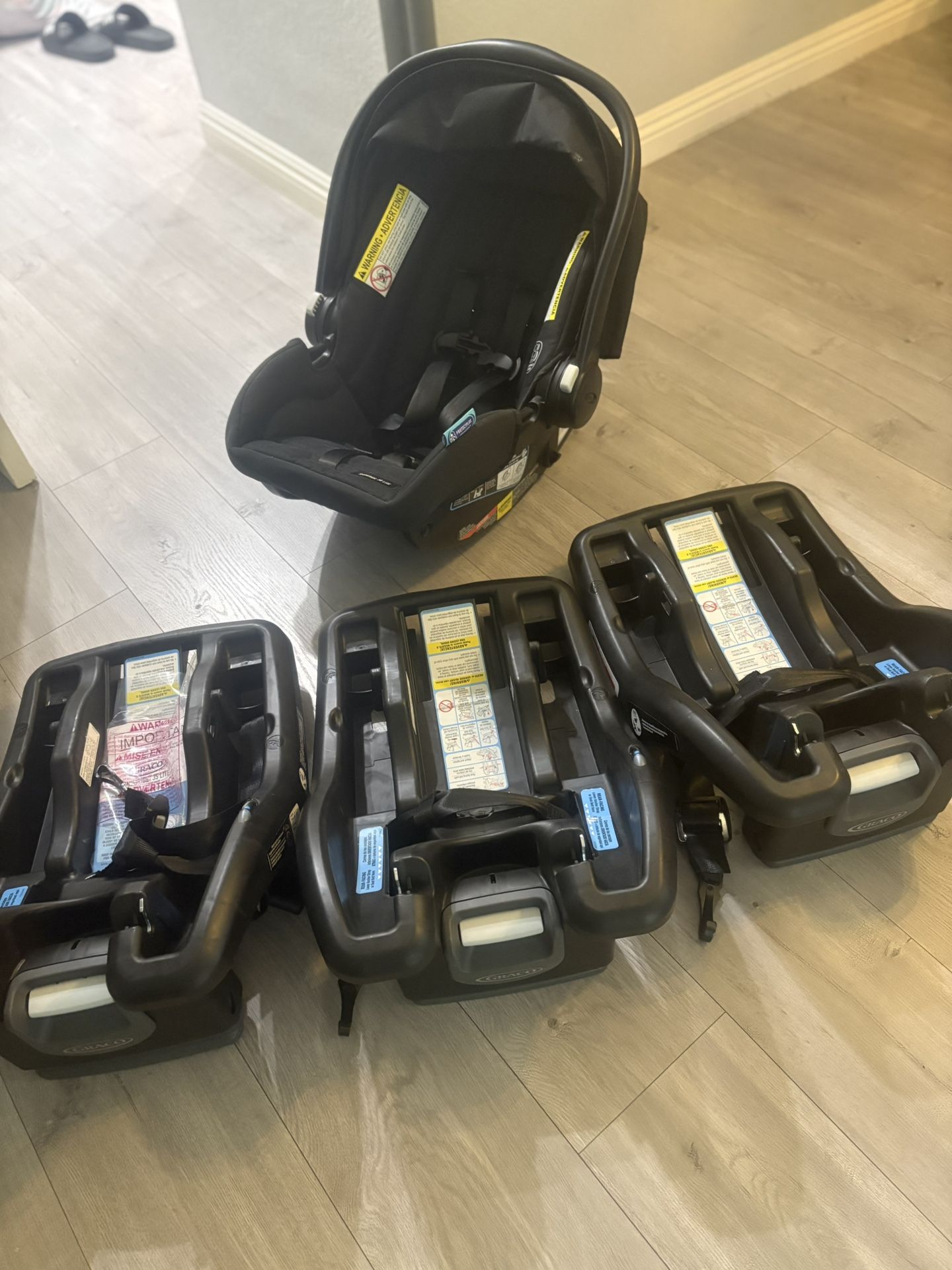 Graco Car Seat With 3 Bases