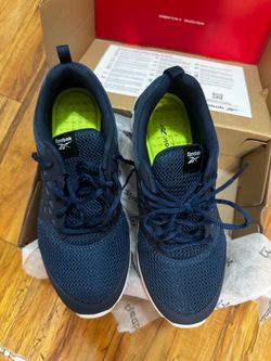 Reebok Navy Blue Mesh Running Sneakers