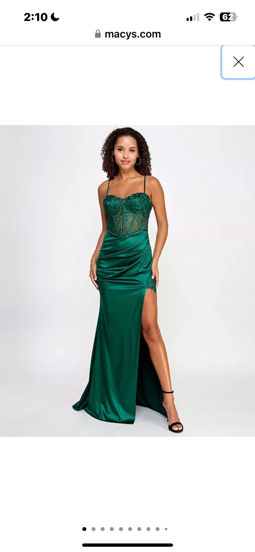 Lace Corset Prom dress