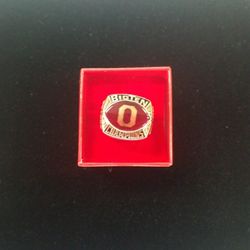 Mens College Ring 10K 38.5G