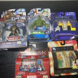Marvel/DC Mini Small 5 Figures Bundle lot