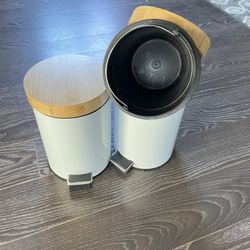 Dual Mini Trash Cans