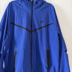 New Nike Tech Fleece Woven Track Jacket Royal Blue Men’s Size XLT HM7151-480