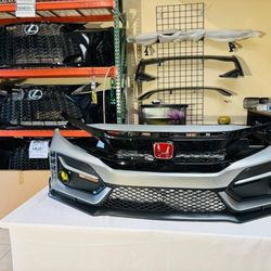 2016-2021 Honda Civic Type R style Bumper
Fits 2dr. 4dr and hatchback
(Won’t fit Real Type R)
10th Gen Civic bumper
Civic front bumper
Hatchback