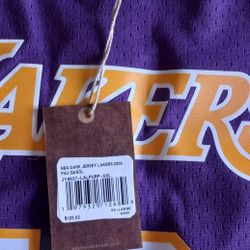BRAND NEW PAU GASOL LAKER JERSEY MITCHELL AND NESS 5XL WITH TAGS NEVER WORN 