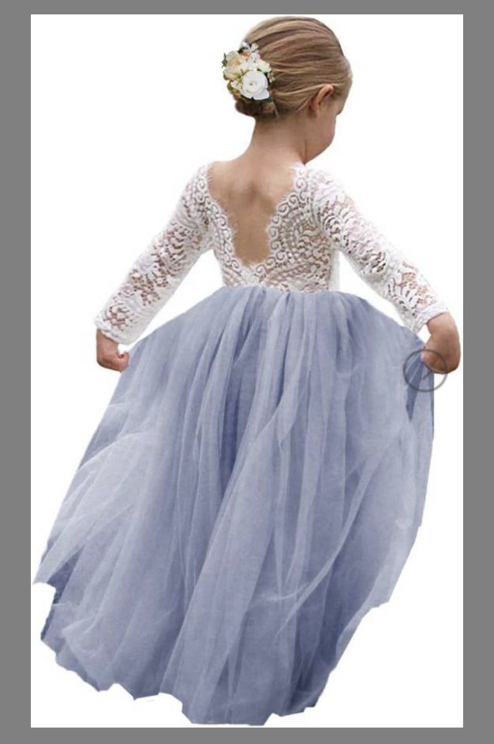 Little Girl Dress Up Gown/ Wedding Dress