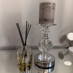 Crystal Candles Holders 