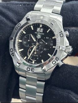 Tag Heuer Aquaracer CAF101E.BA0821 Black Dial Chronograph Men's Watch