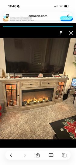 Brand new Tv Stand With Fireplace. $420 on amazon