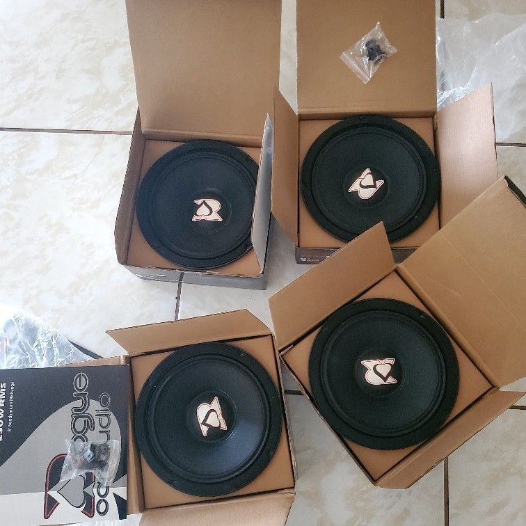 4 Rouge Audio RN8 300w Rms 8eodymium Midrange