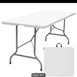 Portable 6ft Folding Table