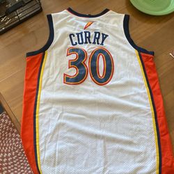 Steph Curry Warriors Jersey #30 NBA WHITE