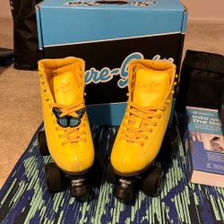 Sure-grip roller skates