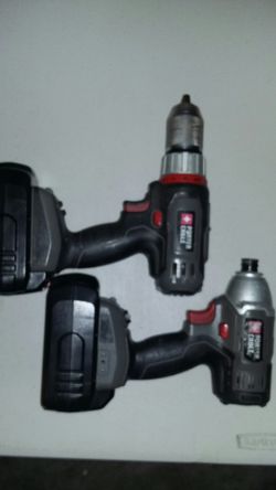 Porter Cable 18 volt impact and drill kit