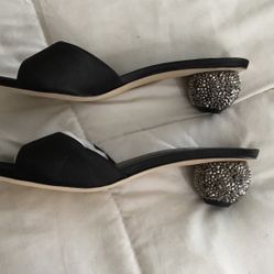 Vaneli Studded Heeled Mules
