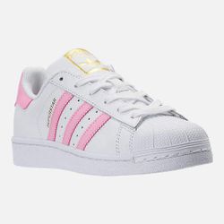 Adidas New W Tag Girls Size4 Pink Superstar for Sale in Gresham OR OfferUp