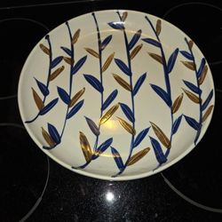 Dansk Vintage Bamboo Design Serving Platter