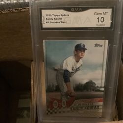 2020 Topps Update Sandy Koufax Gem Mt 10