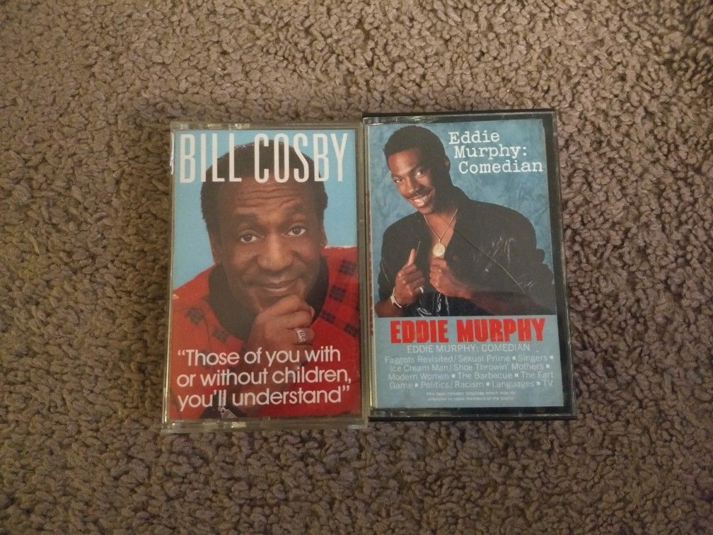 Bill Cosby/Eddie Murphy Classic Comedy Cassette Tapes