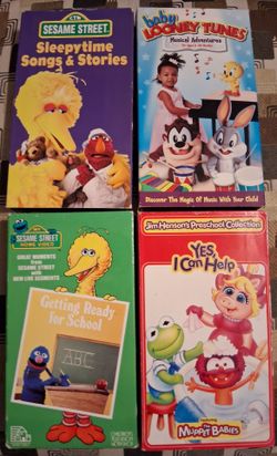 Sesame Street VHS collection