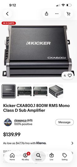 Kicker CXA800/1D