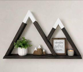 Handmade Mountain Shelf – Only $30 🏔️