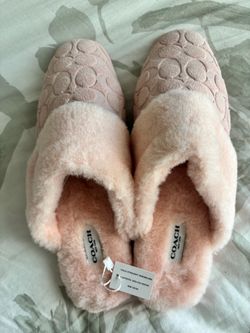 Coach slippers