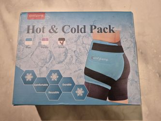 Comfytemp Hot/Cold Gel Pack Hip Wrap Black Large Reusable Flexible Freezable NEW
