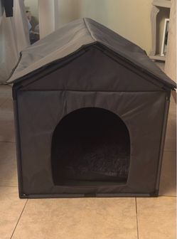 Indoor Pet House (comes apart) comes with sleeping mat . (Never used)