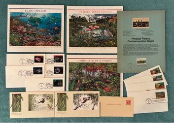Collection of 15 World Stamp First Day Covers