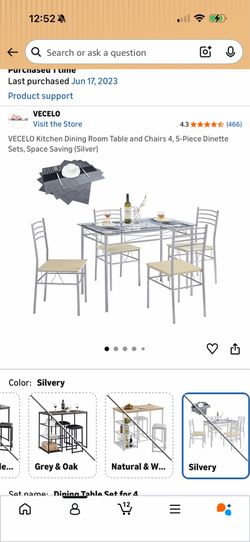 Dining table