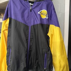 NBA Lakers Youth Zip Up Jacket Size 10/12