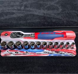 Snap On Ratchet with socket set