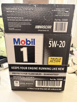 Full Synthetic Engine Oil 5w-20, 4*1 Qt