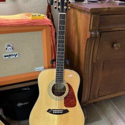 Fender DG-100 NAT acoustic guitar (Made in Korea).