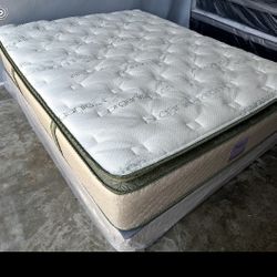 Full Size Organic Hybrid Gel Pillowtop Matres....