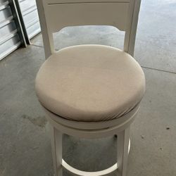 Bar stools. Their design allows for rotational movement..