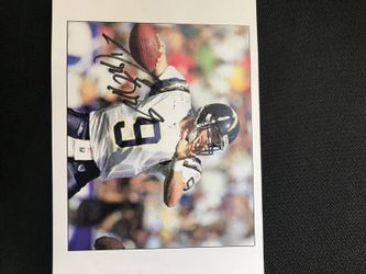 Signed Drew Brees Picture