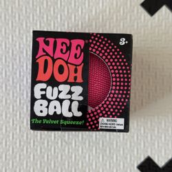 Authentic Schylling NeeDoh Fuzz ball - Pink NIB