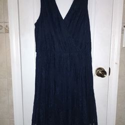  Navy Blue Dress Lace