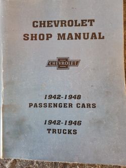 Chevrolet Shop Manuel