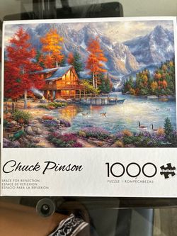 Buffalo Chuck Pinson Space for Reflection 1000-Piece Puzzle