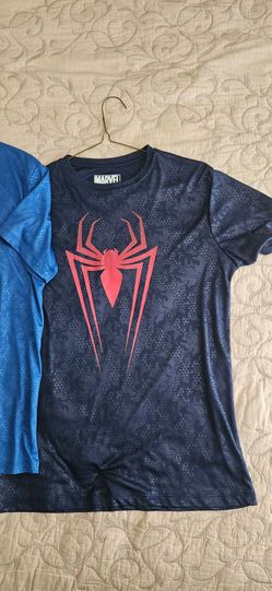 Marvel Spider-Man & Captain America Performance T-Shirts Bundle - Men's Medium