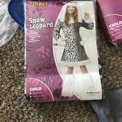 Show Leopard Costume Size 12-14 New 