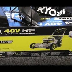BRAND NEW RYOBI 40V BATTERY POWER MOWER