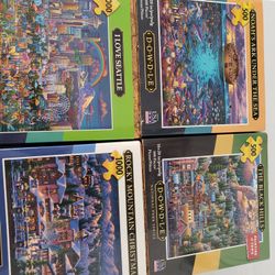 Lots Of Boxes Of Puzzles