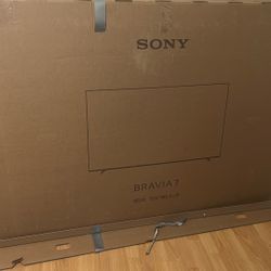Sony Bravia 7 complete box includes all original packaging just the box no TV